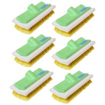 Vassoura Lava Ônibus Nylon Com Espuma Rosca 28mm - 6 Peças