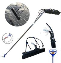 vassoura lavar placa solar 60cm cabo 3m