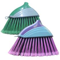 Vassoura Limpeza Varre Canto Nylon Plus Macia S/ Cabo Cx 2