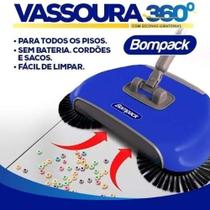 Vassoura Magica 360 BomPack 3 em 1 Limpa Aspira e Passa Pano