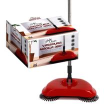 Vassoura Mágica 360º Com Cabo De Aço Inox - Prática E Ecológica