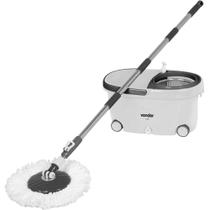 Vassoura Mop Giratório 7,5 Litros Com Cesto Inox Vonder Vassoura Mop Giratório 7,5 Litros Com Cesto Inox Vonder