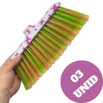 Vassoura Multiuso Nylon FLORIDA Resistente Qualidade 03 UNID Vassoura Multiuso Nylon FLORIDA Resistente Qualidade 03 UNID