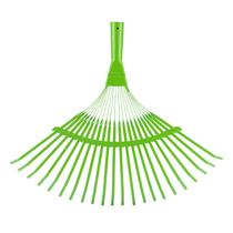 Vassoura para grama e jardim metalica regulavel, 430 x 365mm, 22 dentes, sem cabo, 1 pc // palisad