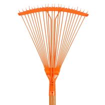 Vassoura Para Jardim Collins Arame De Aço 22 Dentes Cabo Regulável 1,2m Vassoura Para Jardim Collins Arame De Aço 22 Dentes Cabo Regulável 1,2m