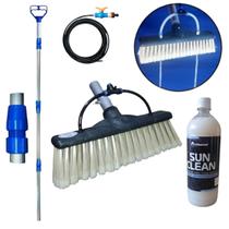 Vassoura Para Limpar Placas Solares Com 2 Jatos De Água Vassoura Para Limpar Placas Solares Com 2 Jatos De Água
