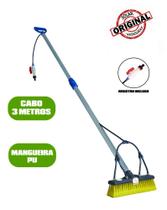 vassoura para Limpeza de placas solares c/ cabo telescópico