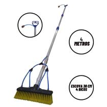 Vassoura Para Limpeza Placa Solar Profissional Cabo 4 Metros Vassoura Para Limpeza Placa Solar Profissional Cabo 4 Metros