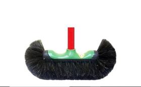 Vassoura Pelo Cerdas Naturais Bola Com Cabo 30 Cm