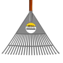 Vassoura Plástica para Grama Pop Grande 22 Dentes - Jardinagem - 545mm Vassoura Plástica para Grama Pop Grande 22 Dentes - Jardinagem - 545mm