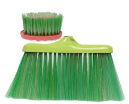 Vassoura Pop Plus + Escova p/ Limpar, Lavar Grelha de Churrasco Ecológica Super Resistente