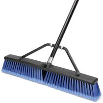 Vassoura Push KeFanta Outdoor Heavy Duty 24 polegadas azul