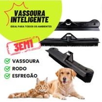 Vassoura Rodo e Esfregão Pet Tira Pelos 3 em 1 Silicone Para Limpeza De Tapetes e Pisos Vassoura Rodo e Esfregão Pet Tira Pelos 3 em 1 Silicone Para Limpeza De Tapetes e Pisos