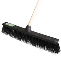 Vassoura tipo gari de piaçava cepa plastica 60 cm