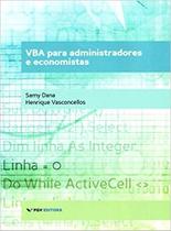 Vba Para Administradores e Economistas Sortido - FGV