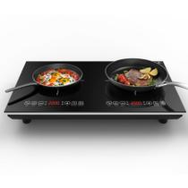 VBGK Cooktop de Indução Dupla 24" 4000W 2 Queimadores (Preto)