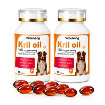 Vebelkang Óleo de Krill Ômega 3 em Cápsulas Gelatinosas para Cães 180 un.