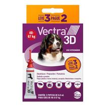 Vectra 3D Antipulgas Cães de 40 a 67 Kg - Combo Leve 3 Pague 2