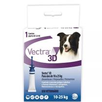 Vectra 3D Antipulgas e Carrapatos Cães de 10 a 25 Kg