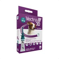 Vectra 3D Cães 4 a 10Kg Ceva - 1 Pipeta 1,6mL