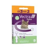 Vectra 3D Ceva Antipulgas e Carrapaticida 3,6ml para Gatos até 10kg 3 Pipetas 1ml