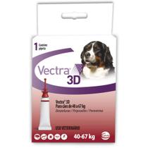 Vectra 3D para Cães de 40 a 67Kg- 1 PIPETA- validade JUL/23