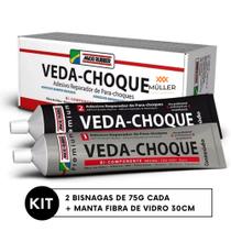 Veda Choque 150g Maxi Rubber Cola Para Plásticos