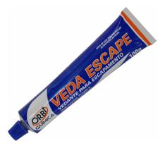 Veda Escape Cola P/ Vedação Junção Flange Junta Escape 100g