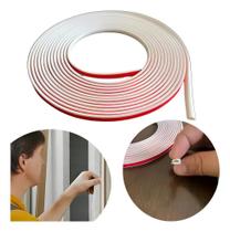 Veda Fresta Adesivo Borracha Pvc Porta Janela 8X4Mm - 05 Mt