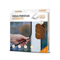 Veda Fresta Para Porta E Janela 4x8 mm 6m Comfort - marrom