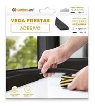 Veda Frestas 2mm Vãos Portas E Janelas 6 Metros - Preto