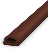 Veda Frestas Adesivo 6mm Marrom Isolamento Térmico Vedação Porta Janela