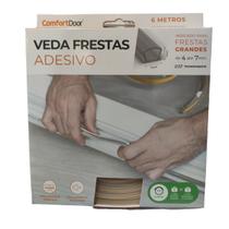 Veda Frestas Janela Porta Transparente 7mm Comfortdoor 6mt