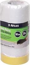 Veda Mancha Máscara com Fita Crepe 90cm x 20m Atlas, Proteção Prática Veda Mancha Máscara com Fita Crepe 90cm x 20m Atlas, Proteção Prática