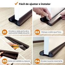 Veda Porta 80cm Isolante Contra Poeira e Insetos