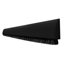 Veda porta adesivo pvc preto 80 cm ajustável contra poeira e insetos