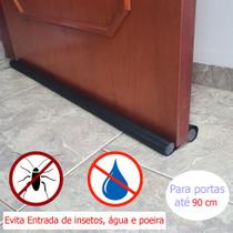 Veda Porta Ajustável 90cm Protetor Duplo Contra Insetos Resistente A Agua