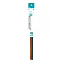 Veda Porta C/ Adesivo 3m 80cm Rodo Silicone Marrom