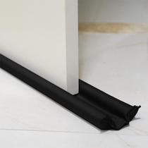 Veda Porta Duplo Impermeável Com 70cm Tecido Bagum - Preto