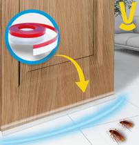 Veda Porta E Frestas 2 Metros PROTEGE DE Insetos Poeira Barata escorpião poeira pvc transparente