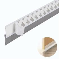Veda Porta Rodapé Adesivo 90cm Rodo Silicone Protetor Veda Porta Rodapé Adesivo 90cm Rodo Silicone Protetor