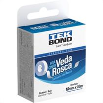Veda Rosca Tekbond 18Mm X 10M - Kit C/63 Pecas Veda Rosca Tekbond 18Mm X 10M - Kit C/63 Pecas