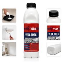 Veda Tinta Impermeabilizante Hidrorrepelente 1L Efeito Gota Proteção Contra Umidade Mofo Superfícies Pintadas Interno Externo Veda Tinta Impermeabilizante Hidrorrepelente 1L Efeito Gota Proteção Contra Umidade Mofo Superfícies Pintadas Interno Externo