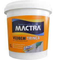 Veda Trinca Fissuras Massa Branca Acrilica 1,2kg Mactra Veda Trinca Fissuras Massa Branca Acrilica 1,2kg Mactra