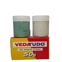 Veda tudo massa epoxi 50g - cola Até De Baixo Dágua Veda tudo massa epoxi 50g - cola Até De Baixo Dágua