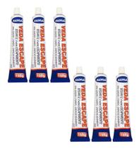 Vedação Adesivo Cola De Escapamento Carro Moto Caminhão 6uni