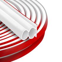 Vedação de porta de borracha Weather Stripping de 40 pés para Large Gap White