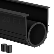 Vedação inferior para porta de garagem MYFAMIREA 6m de borracha à prova de intempéries Vedação inferior para porta de garagem MYFAMIREA 6m de borracha à prova de intempéries