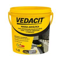 Vedacit Massa Asfáltica 3,9kg Impermeabilizante