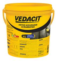 Vedacit Rapidissimo Aditivo Acelerador Ultrarrápido 4kg Cor Transparente